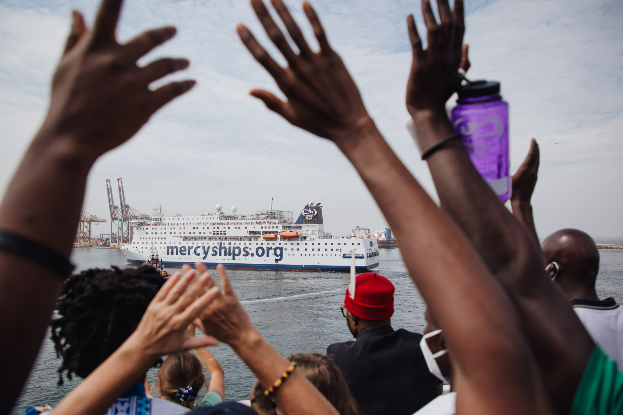 The world’s largest civilian floating hospital ship, Global Mercy